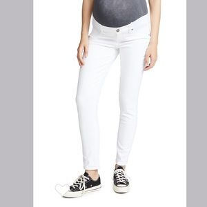 Paige white denim maternity jeans